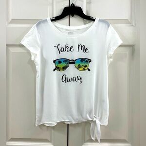 Soho by New York & Company Tie Front Top. Size Small